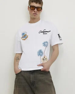 White Oversized Fit Boulevard T-Shirt