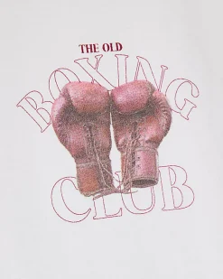 White Oversized Fit Boxing Club T-Shirt