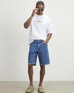White Oversized Fit Costa Azzurra T-Shirt