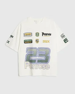 White Oversized Fit Penrose 23 T-Shirt