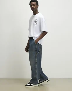 White Oversized Fit Saint Croix Paris T-Shirt
