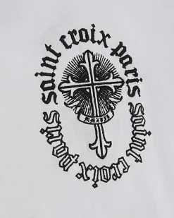 White Oversized Fit Saint Croix Paris T-Shirt