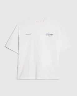 White Oversized Fit Sanctuaire T-Shirt
