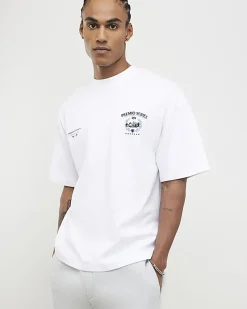 White Oversized Premio Series Racing T-Shirt