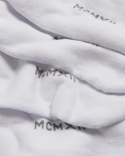 White Pack Of 5 Liner MCMXII Socks