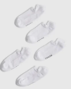 White Pack Of 5 Liner MCMXII Socks