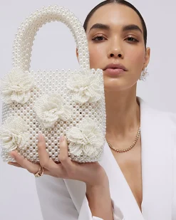 White Pearl Corsage Grab Bag