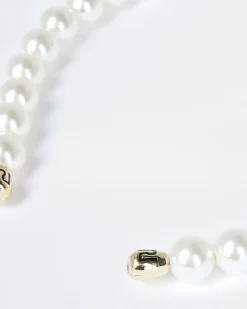 White pearl headband