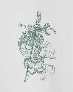 White Regular Fit Kanazawa Snake T-Shirt