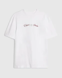 White Regular Fit Marina Grande Boat T-Shirt