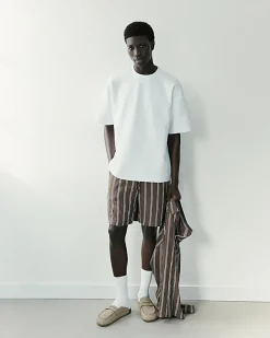 White RI Studio Boxy Crew Neck T-Shirt