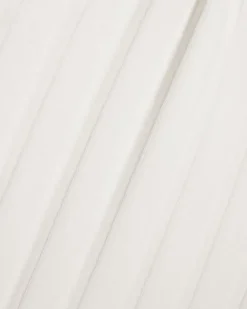 White Sleeveless Wide Ribbed Tank Top