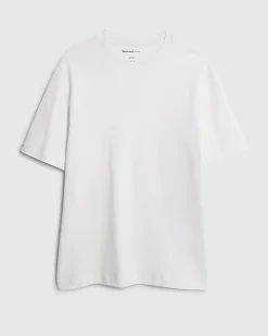 White Slim Fit Interlock Crew Neck T-Shirt