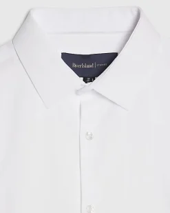White Slim Fit Premium Long Sleeve Shirt