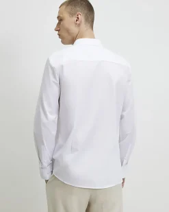 White Slim Fit Shirt