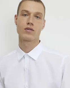 White Slim Fit Shirt