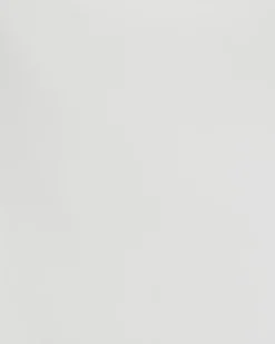 White Square Neck Fitted T-shirt