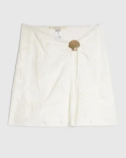White Textured Sarong