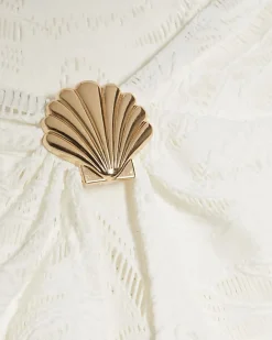 White Textured Sarong