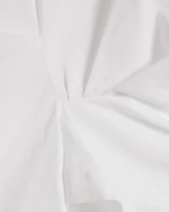 White Twist Hem T-Shirt