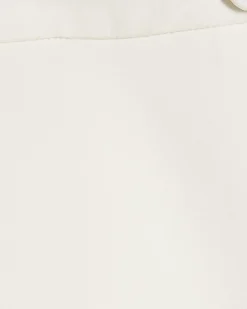 White Wrap Front Skort