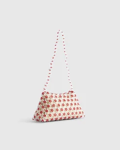 Yellow Beaded Daisy Bag