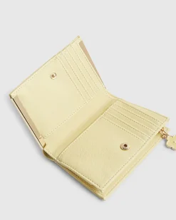 Yellow Beaded Flower Purse