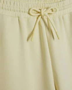 Yellow Premium Drawstring Wide Leg Joggers