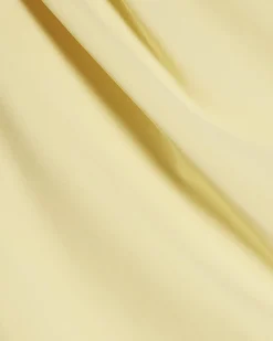 Yellow Sleeveless Slash Neck Top